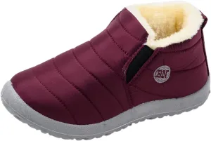 Ankle Winter Boots for Women Mid Calf Waterproof Winter Snow Boots Waterproof Booties Comfy Outdoor Anti Slip Shoes