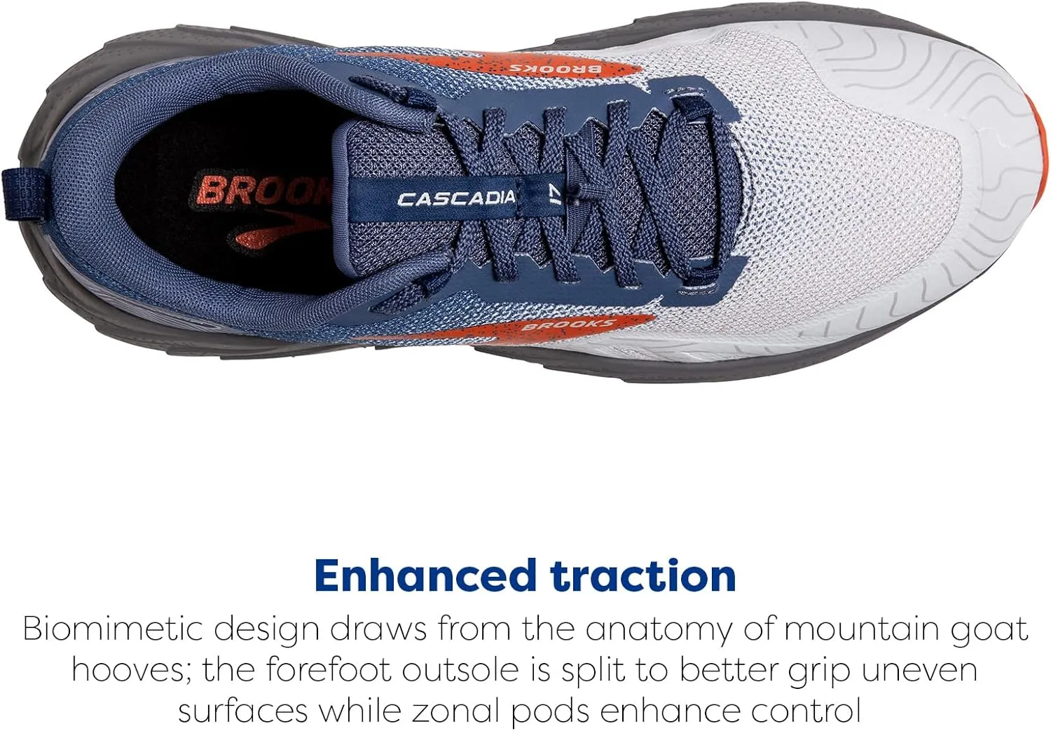 Brooks Mens Cascadia 17 Trail Running Shoe