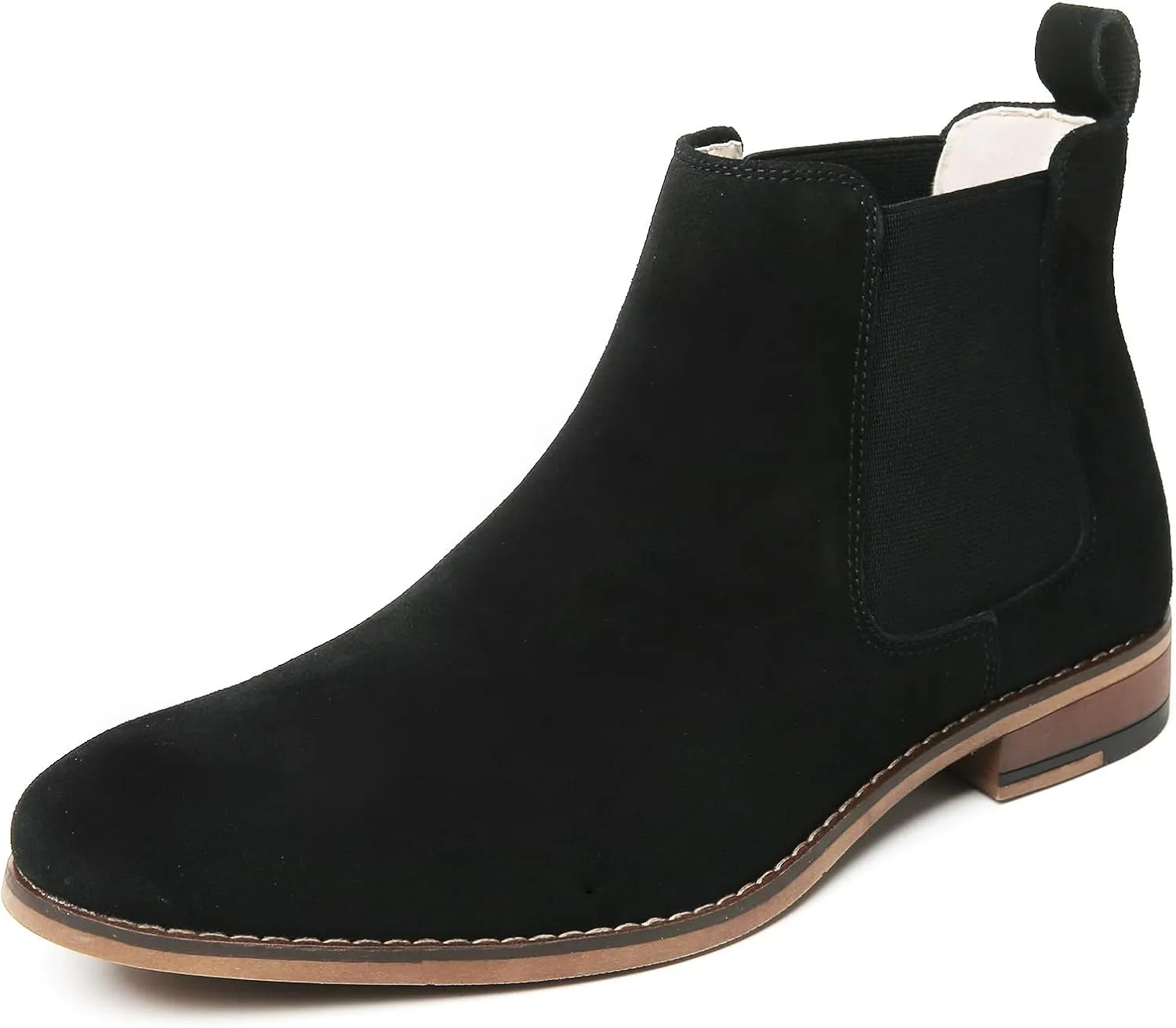 Cestfini Chelsea Boots Men Classic Elastic Dress Boots Casual Men's Chelsea Ankle Boots