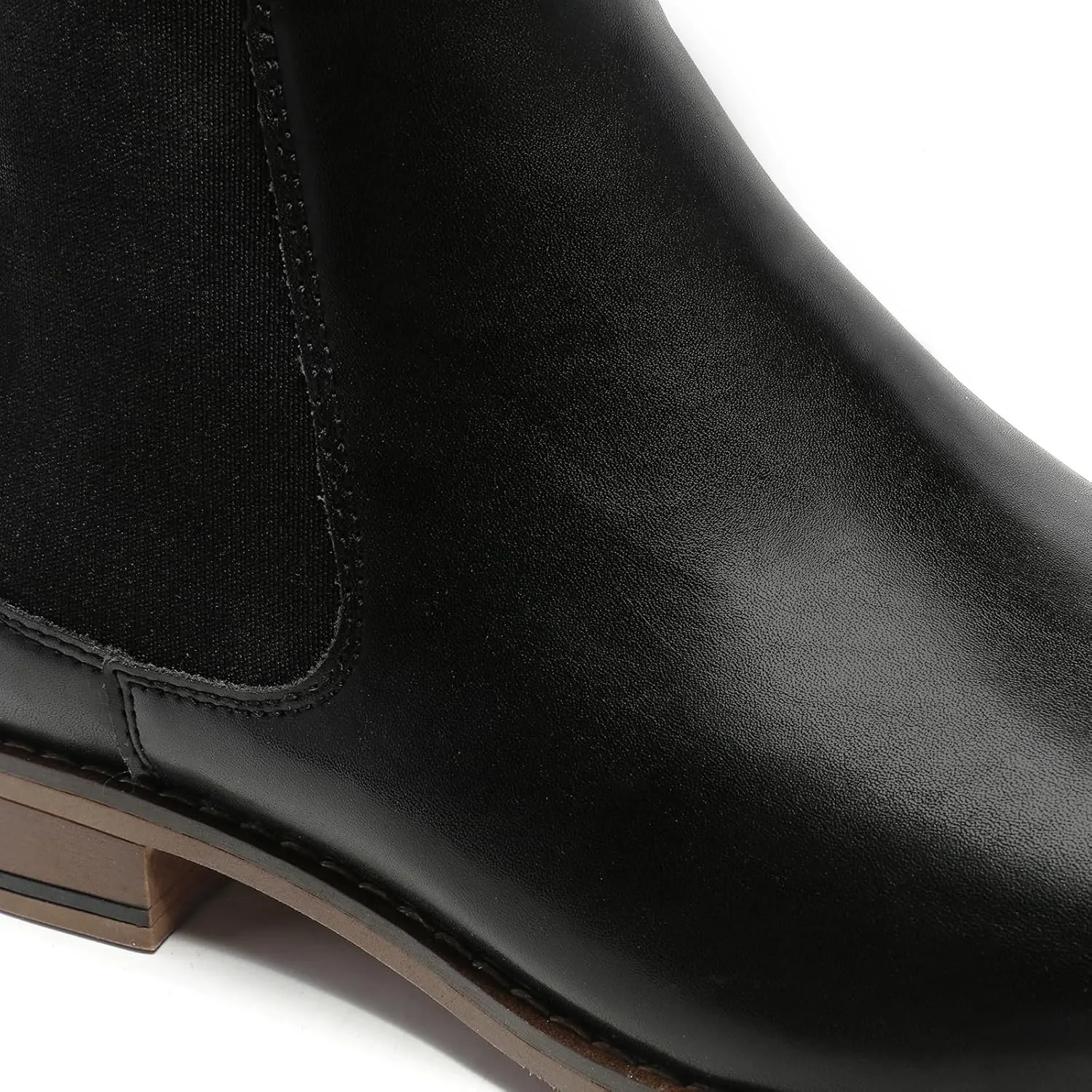 Cestfini Chelsea Boots Men Classic Elastic Dress Boots Casual Men's Chelsea Ankle Boots