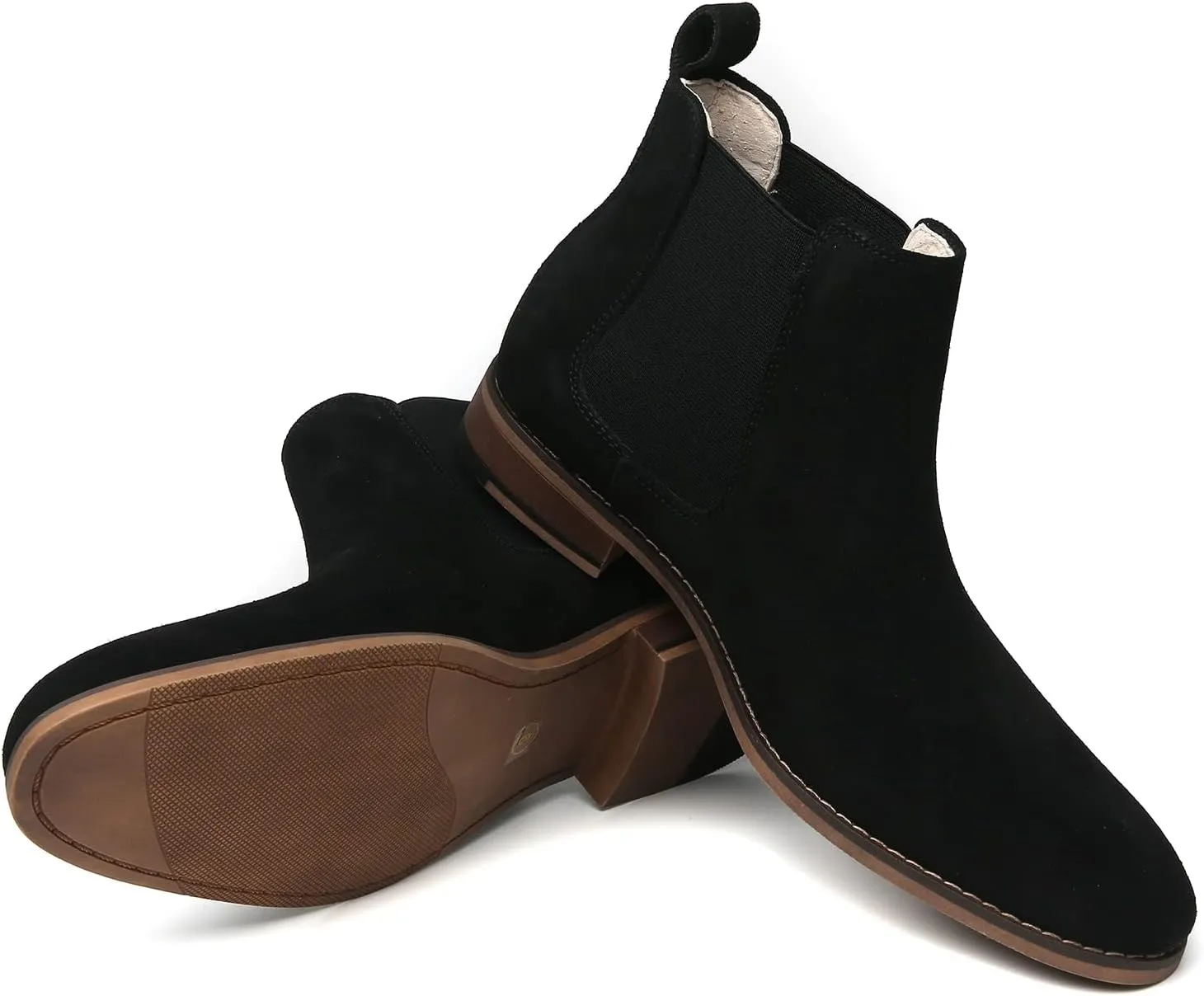 Cestfini Chelsea Boots Men Classic Elastic Dress Boots Casual Men's Chelsea Ankle Boots