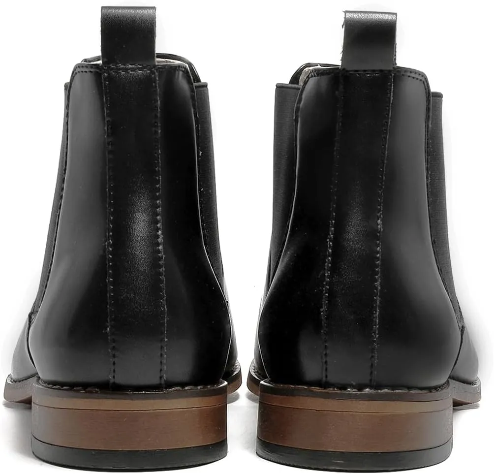 Cestfini Chelsea Boots Men Classic Elastic Dress Boots Casual Men's Chelsea Ankle Boots
