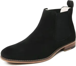 Cestfini Chelsea Boots Men Classic Elastic Dress Boots Casual Men's Chelsea Ankle Boots