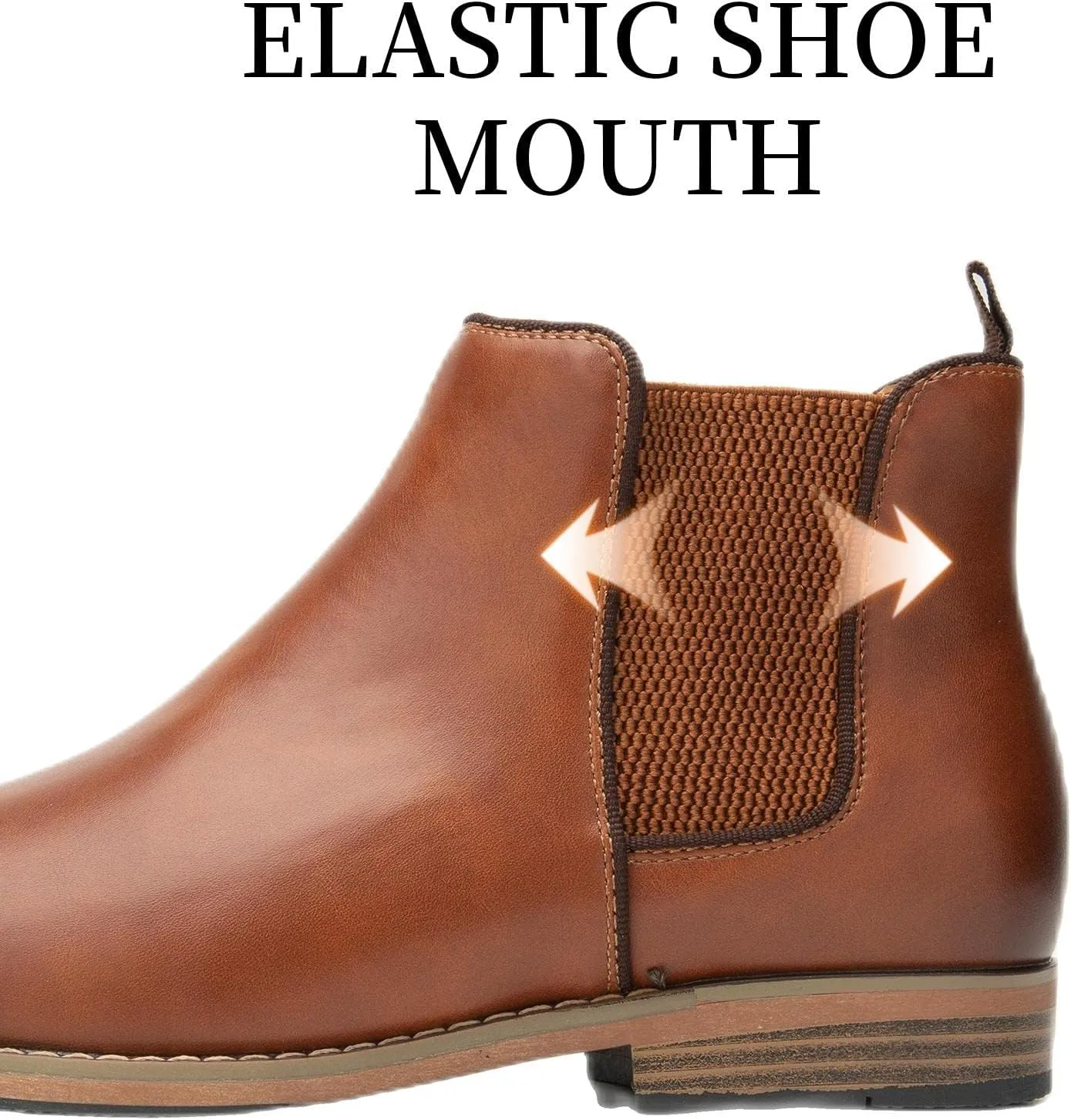 Cestfini Men Chelsea Boots Casual Suede Dress Boots Comfortable Oxfords Ankle Boots for Men