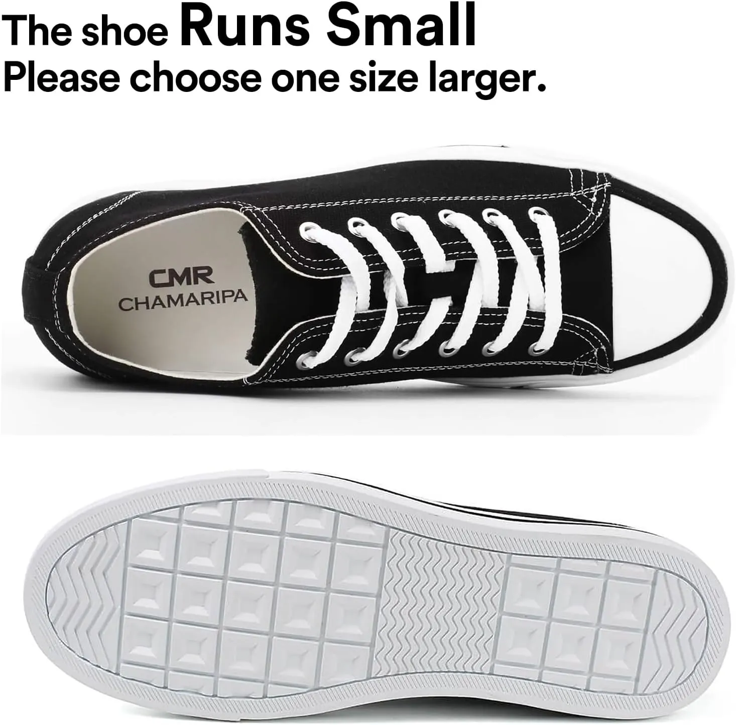 CHAMARIPA Men's Invisible Height Increasing Elevator Shoes Lace-Up Fashion Casual Comfortable Sneakers Genuine Leather Lifting Shoes That Make You 2.36/2.76 Inches Taller Handcrafted