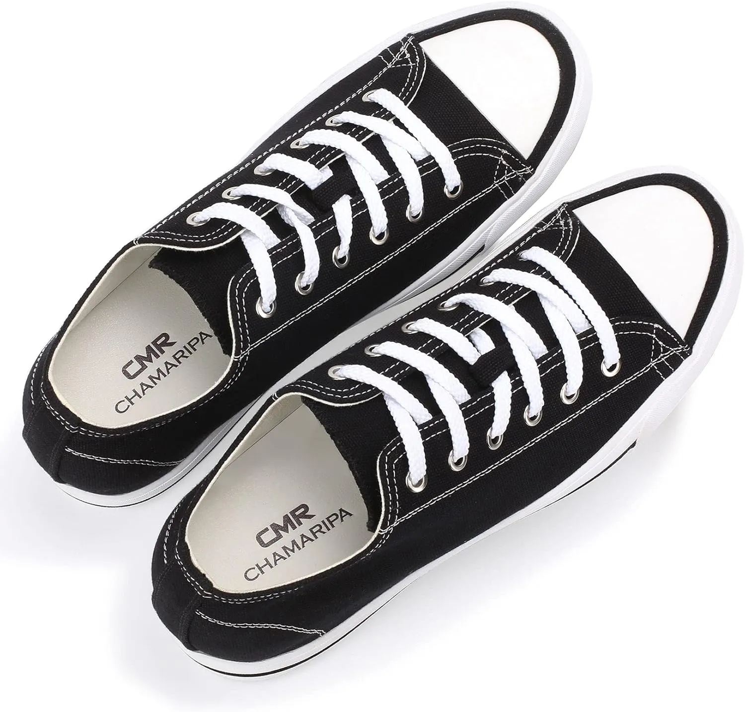 CHAMARIPA Men's Invisible Height Increasing Elevator Shoes Lace-Up Fashion Casual Comfortable Sneakers Genuine Leather Lifting Shoes That Make You 2.36/2.76 Inches Taller Handcrafted