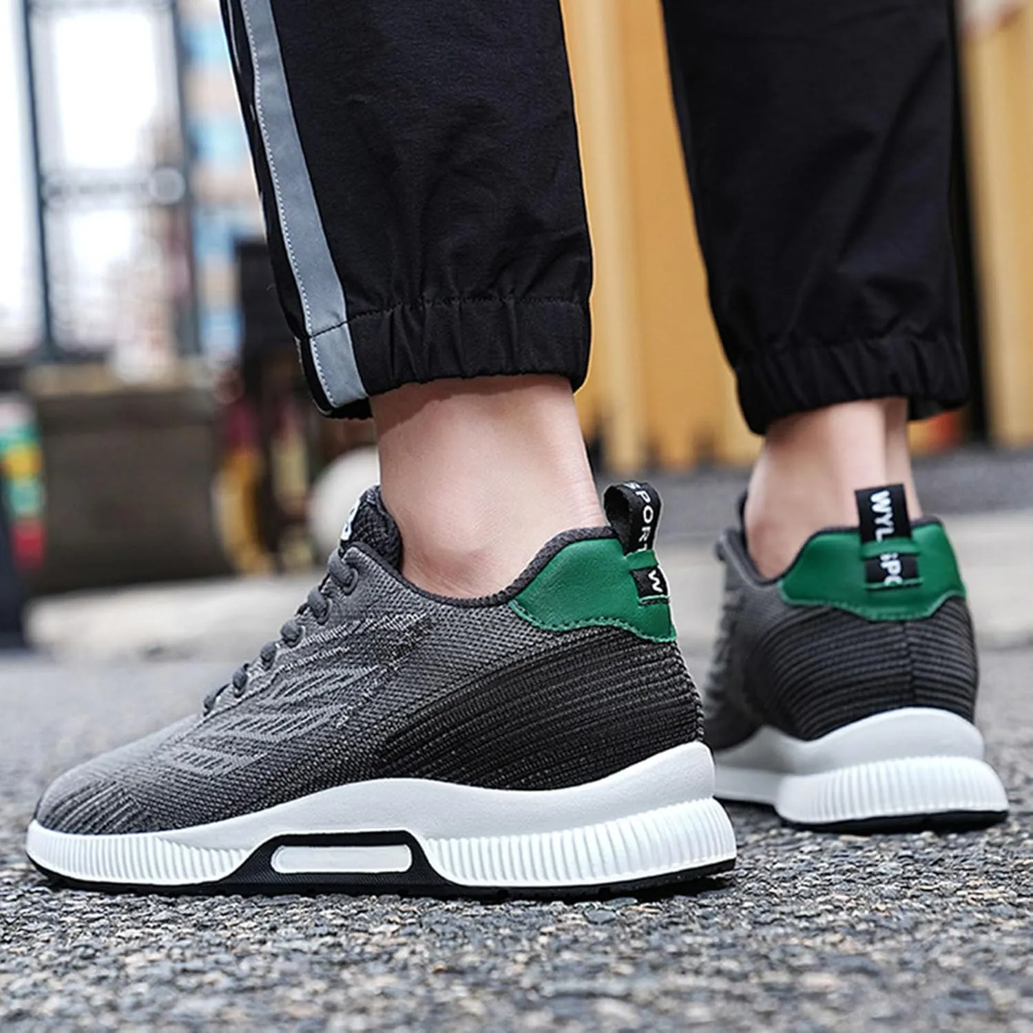 Couple Men's Elevator Shoes Men's Casual Mesh Trainers Lightweight Breathable Lace Up Sports Shoes with Hidden Lift Heel for Men 10 Cm Mens Club C 85 Fashion Sneaker