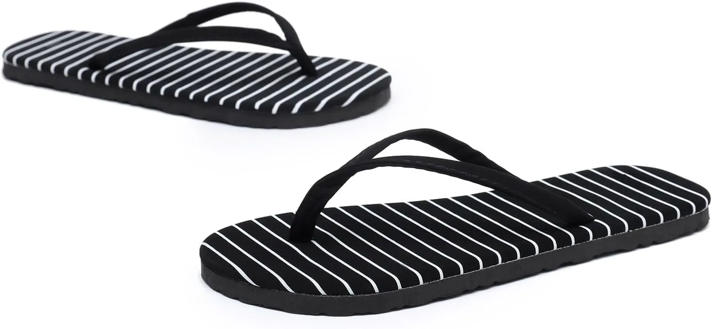 Flip Flops for Women Basic Slim Thong Sandals Beach Rubber Shower Shoes Slides Lightweight Slippers Indoor & Outdoor