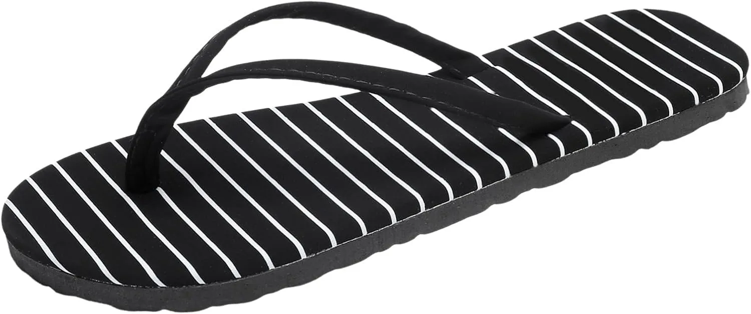 Flip Flops for Women Basic Slim Thong Sandals Beach Rubber Shower Shoes Slides Lightweight Slippers Indoor & Outdoor