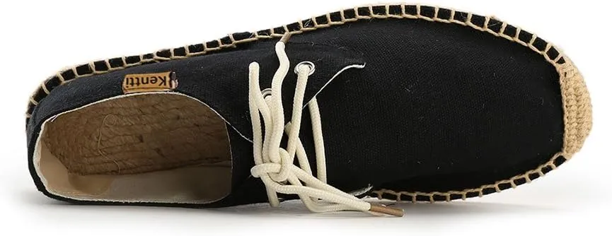 Men's Classic Lace Up Canvas Espadrilles