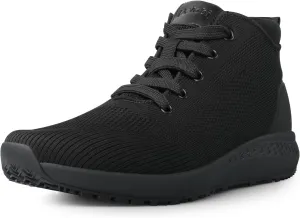 Men's Non Slip Work Boots Slip Resistant Shoe Waterproof Chef Shoes for Food Service Kitchen Restaurant Working with Ankle Support Tactical Hiking Boot Casual Outdoor Booties
