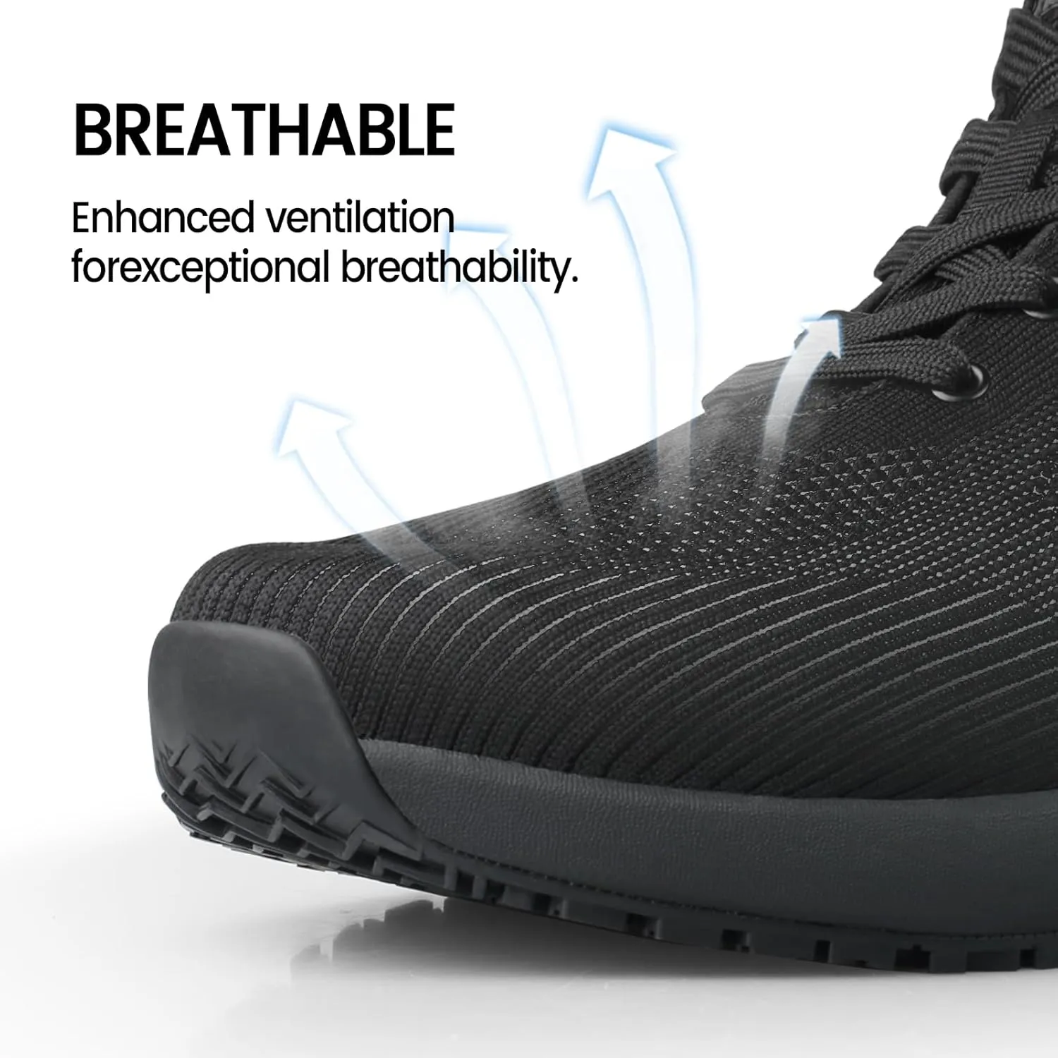 Men's Non Slip Work Boots Slip Resistant Shoe Waterproof Chef Shoes for Food Service Kitchen Restaurant Working with Ankle Support Tactical Hiking Boot Casual Outdoor Booties