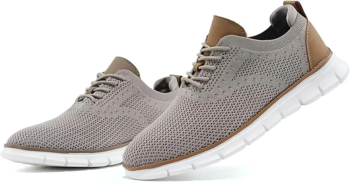 Mens Walking Shoes Casual Fashion Business Dress Comfort Oxfords Shoes Tennis Sneakers Lightweight Soft Sole