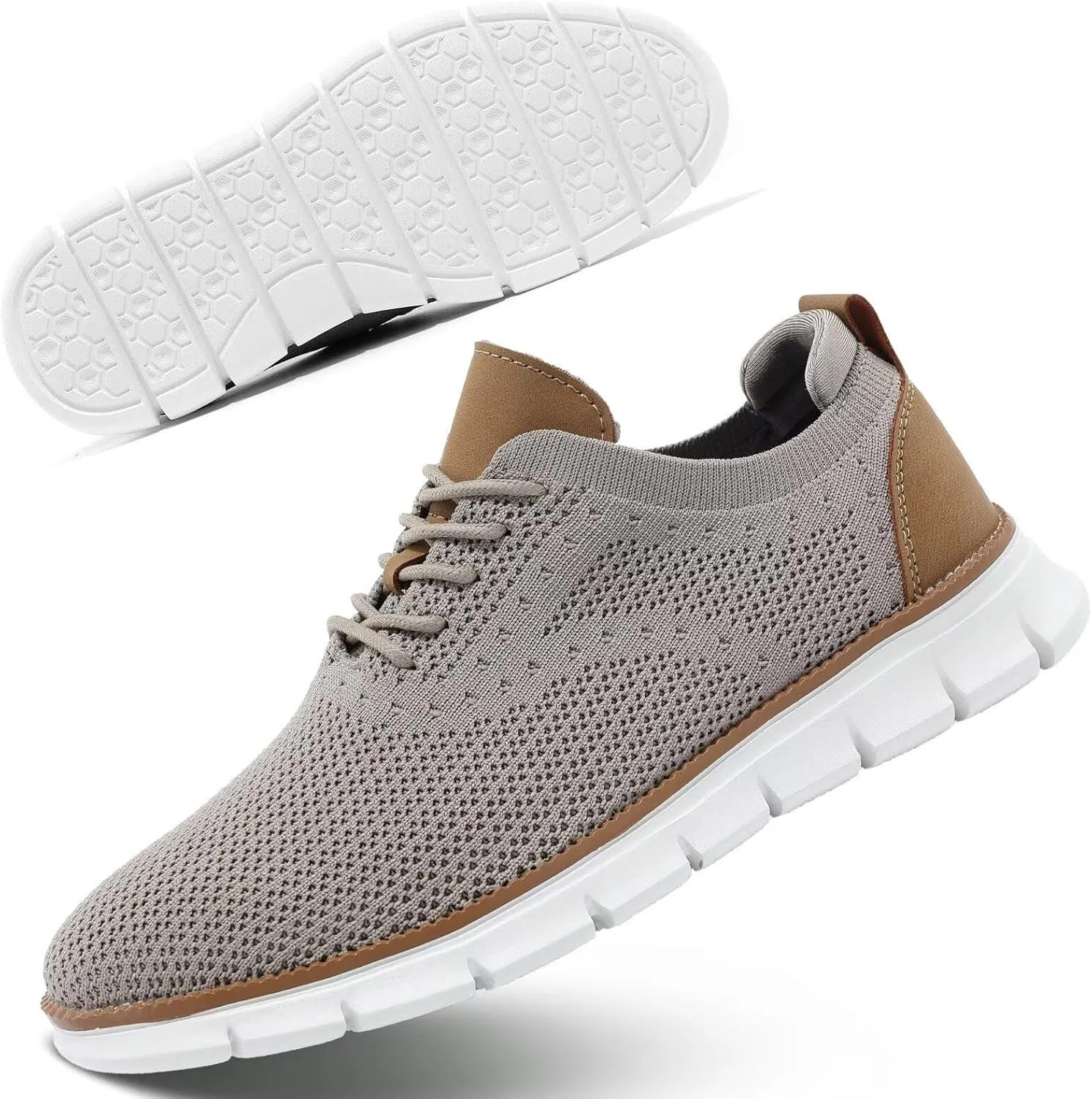 Mens Walking Shoes Casual Fashion Business Dress Comfort Oxfords Shoes Tennis Sneakers Lightweight Soft Sole