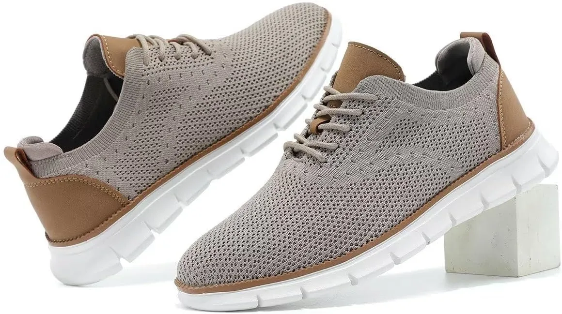 Mens Walking Shoes Casual Fashion Business Dress Comfort Oxfords Shoes Tennis Sneakers Lightweight Soft Sole