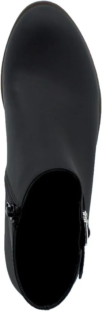 Nautica Women's Ankle Boot with Side Zipper - Stylish Dress Boot for Women | Featuring a Low Heel, Chic Design, and Versatile Sizing | The Perfect Ankle Bootie for Dressy and Casual Occasions - Alara