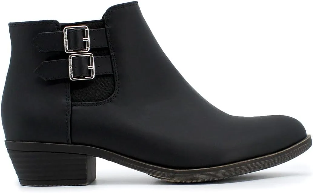 Nautica Women's Ankle Boot with Side Zipper - Stylish Dress Boot for Women | Featuring a Low Heel, Chic Design, and Versatile Sizing | The Perfect Ankle Bootie for Dressy and Casual Occasions - Alara