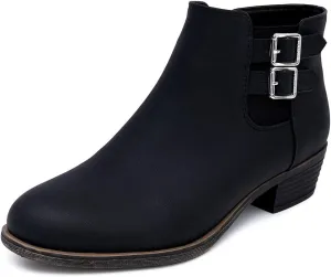 Nautica Women's Ankle Boot with Side Zipper - Stylish Dress Boot for Women | Featuring a Low Heel, Chic Design, and Versatile Sizing | The Perfect Ankle Bootie for Dressy and Casual Occasions - Alara