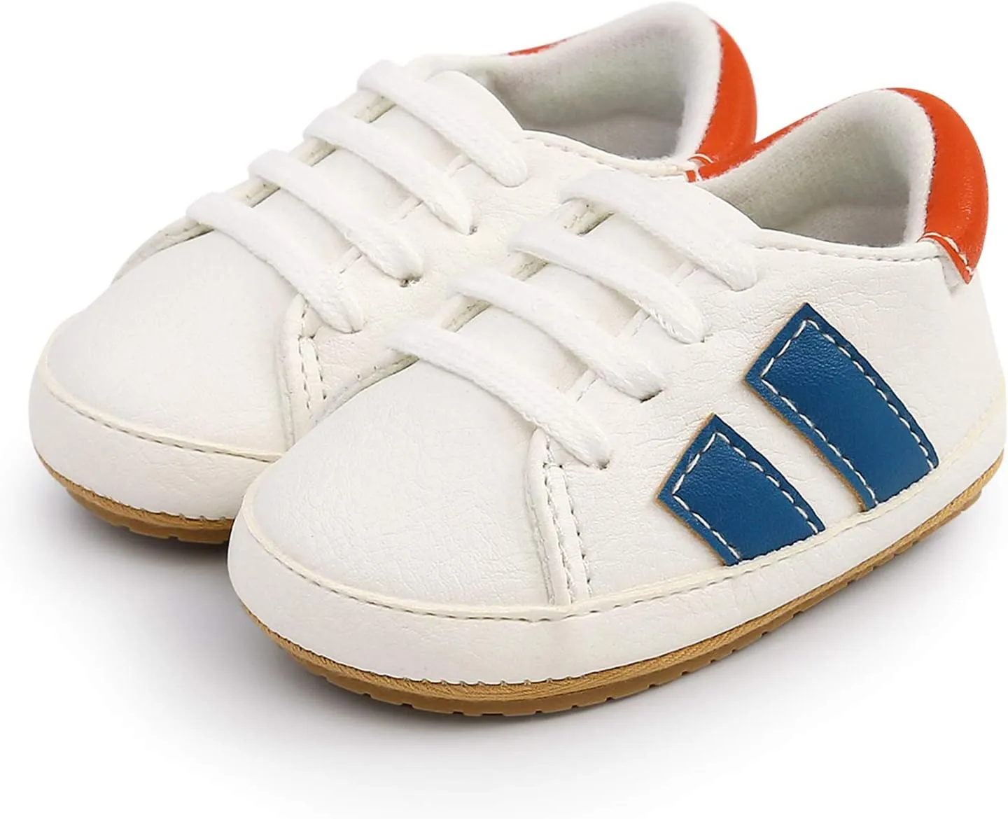 RVROVIC Baby Boys Girls Anti-Slip Sneakers Soft Ankle Boots Toddler First Walkers Newborn Crib Shoes