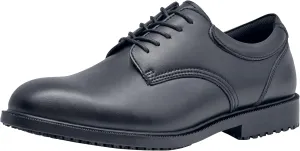 Shoes for Crews Cambridge Men's Uniform Dress Work Shoes, Oxford Shoes, Slip Resistant, Water Resistant, Black, 8.5 M