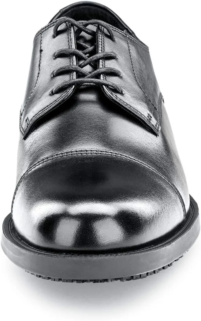 Shoes for Crews Dress Shoes for Men, Mens Oxfords, Zapatos De Vestir para Hombre, Slip Resistant, Brown or Black