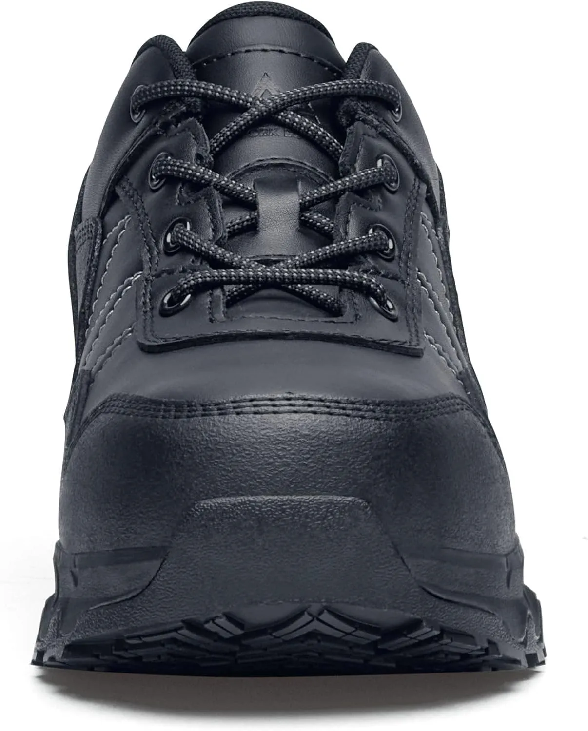 Shoes for Crews Piston Low and Mid, Men's, Women's, Unisex Soft Toe Slip Resistant Work Shoes, Water Resistant, Black