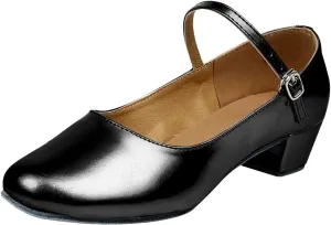Tap Shoes for Girls Toddler Boys Pu Leather Dance Shoes Black Ballet Slippers for Girls Leather Leather Ballet Shoes