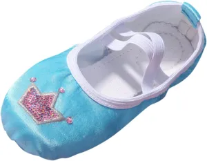 Toddler Ballet Shoes for Girls Star Satin Ballet Slippers for Kids Toddler Dance Shoes Soft Leather Practice Slippers