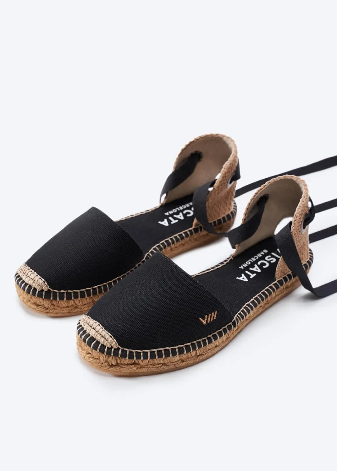VISCATA Candell Canvas Espadrille Flats Organic Canvas, Comfort and Style for Every Occasion, Size 6-11