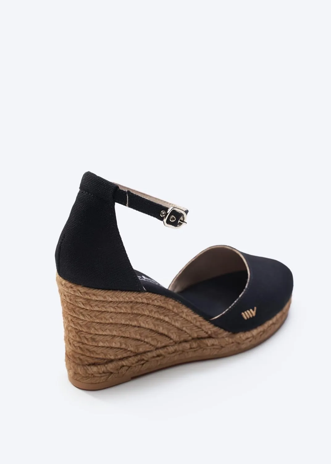 Viscata Estartit Espadrille Canvas Wedges Spain Handmade 3  Heel Women's Sandals with Breathable Organic Cotton Canvas and 100% Natural Jute Midsole for all Occasions: Casual, Work, Party
