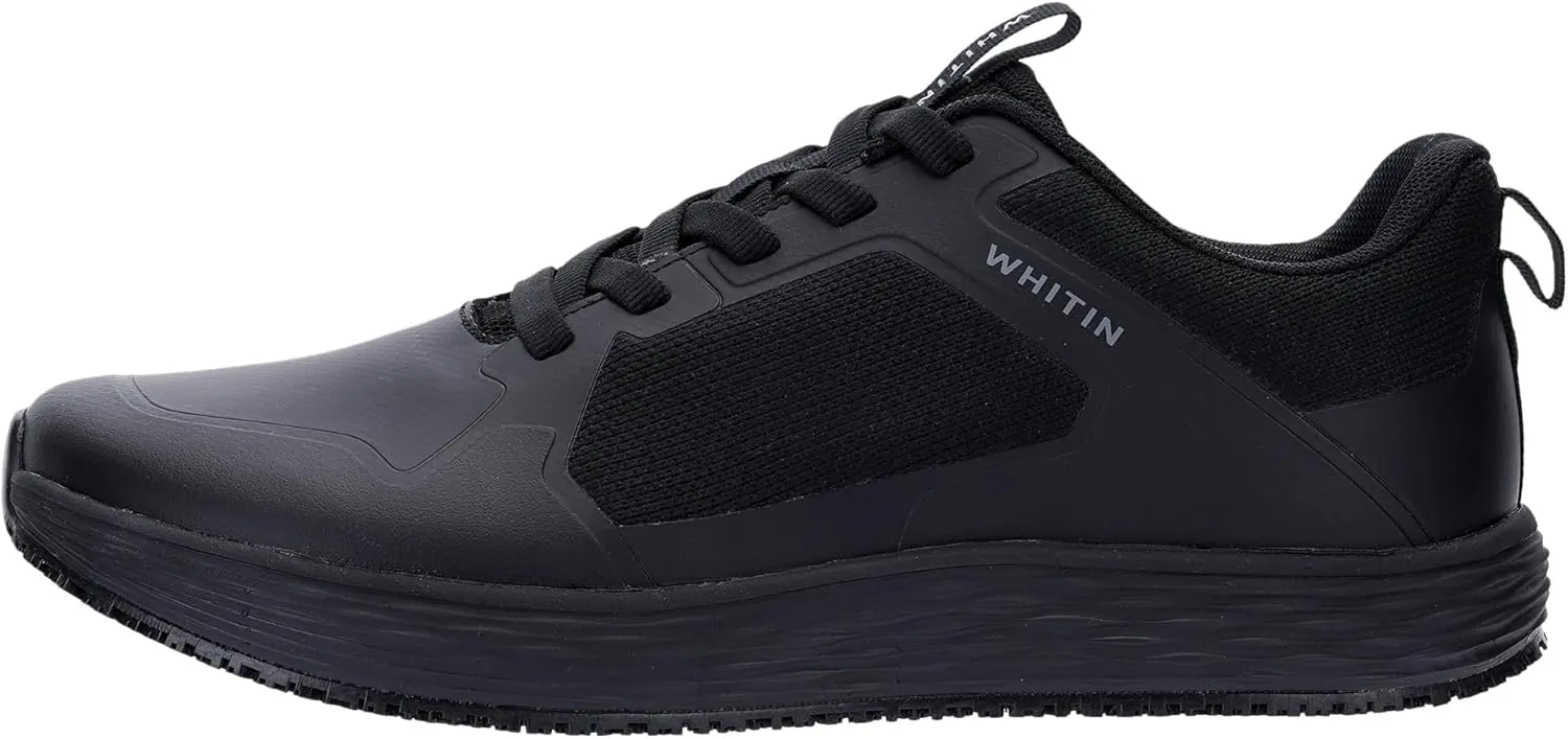 WHITIN Men's Wide Food Service Shoes | Water & Oil Resistant | Zero Drop Sole