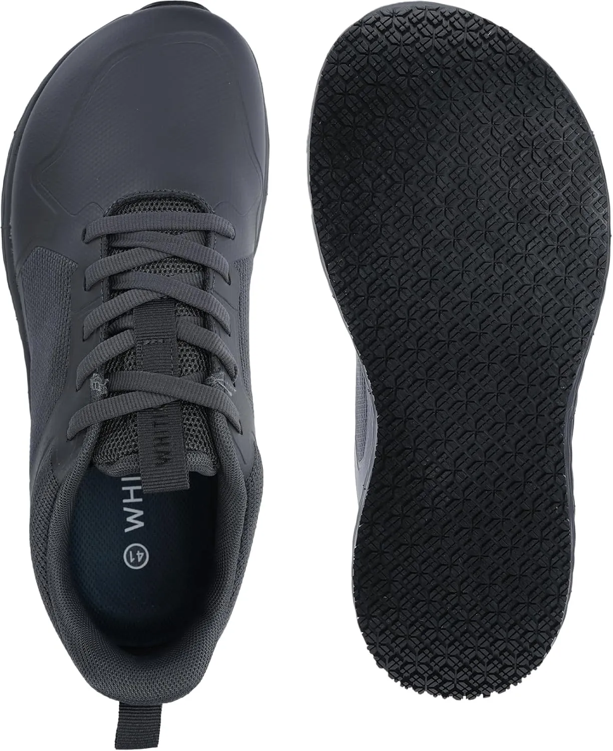 WHITIN Men's Wide Food Service Shoes | Water & Oil Resistant | Zero Drop Sole