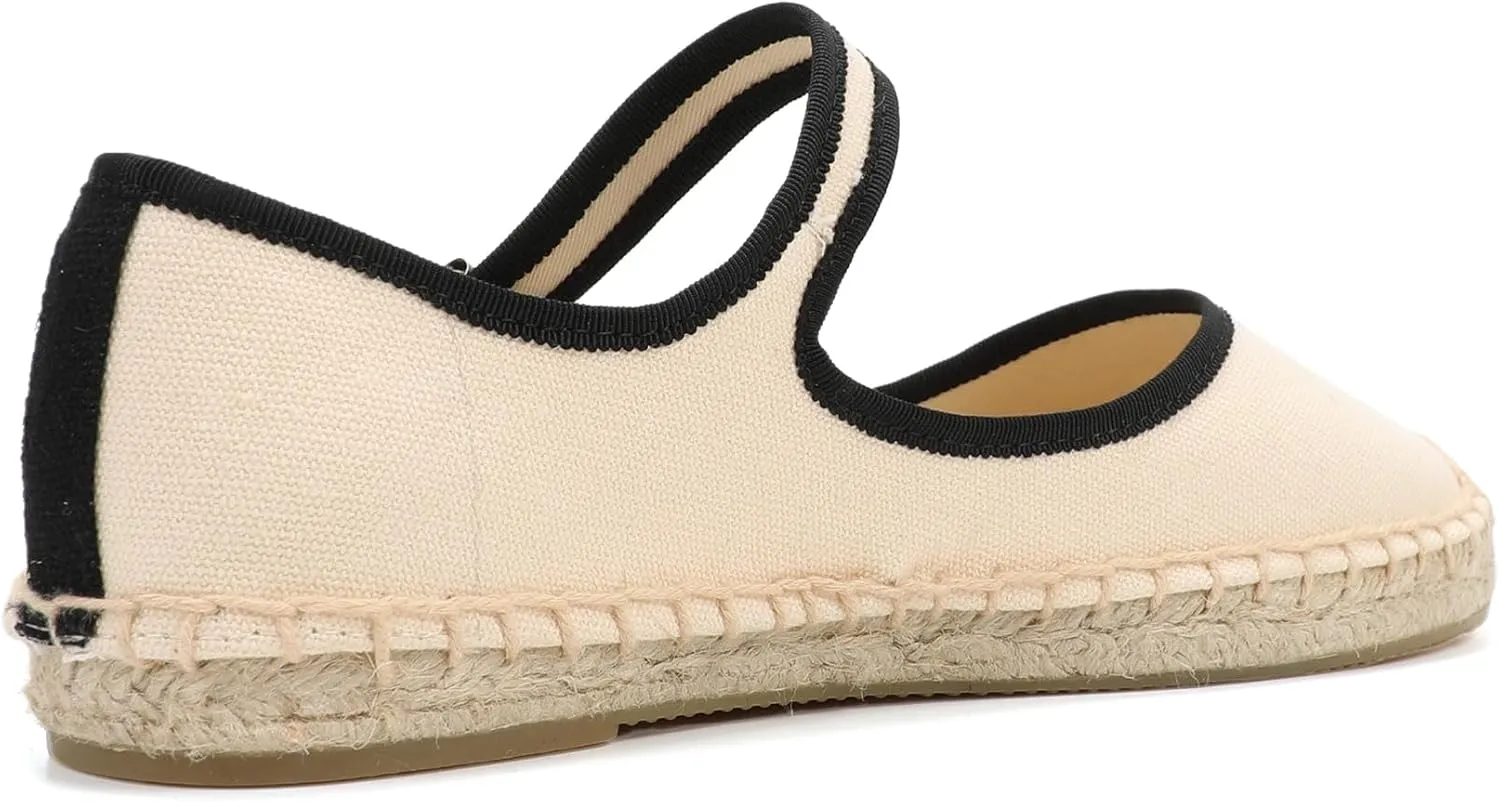 Womens Espadrilles Breathable Comfortable Flats, Stylish Dress Shoes for All-Day Wear