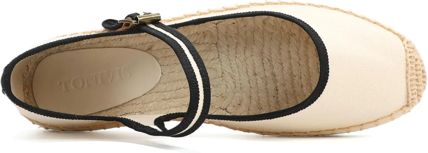 Womens Espadrilles Breathable Comfortable Flats, Stylish Dress Shoes for All-Day Wear