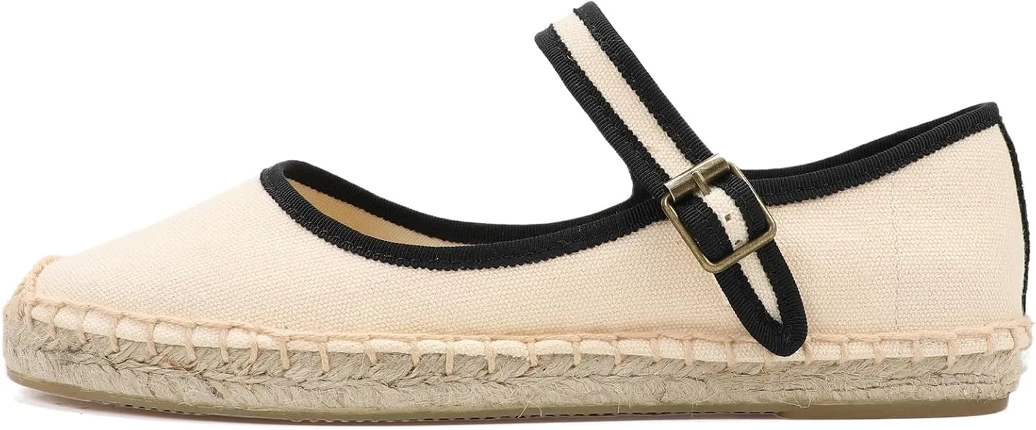 Womens Espadrilles Breathable Comfortable Flats, Stylish Dress Shoes for All-Day Wear