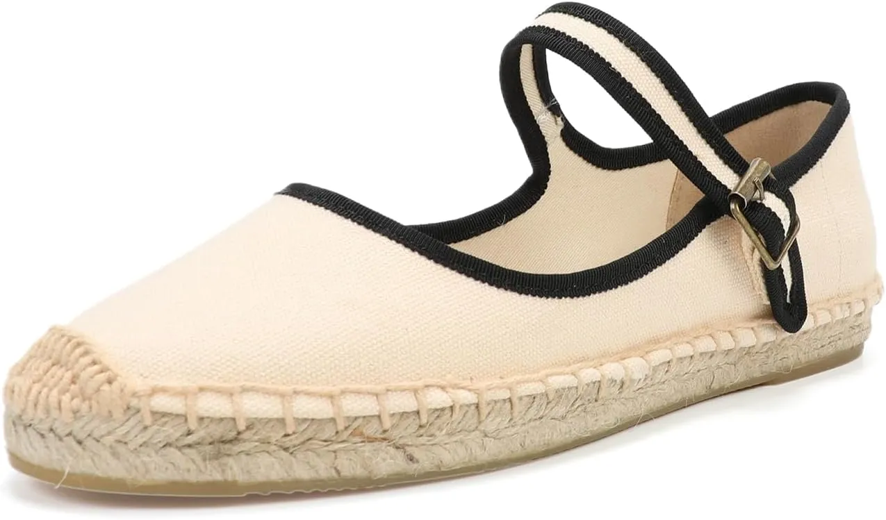 Womens Espadrilles Breathable Comfortable Flats, Stylish Dress Shoes for All-Day Wear